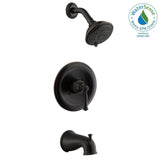 Fairway Single-Handle 3-Spray Tub and Shower Faucet in Bronze (Valve Included) - Super Arbor