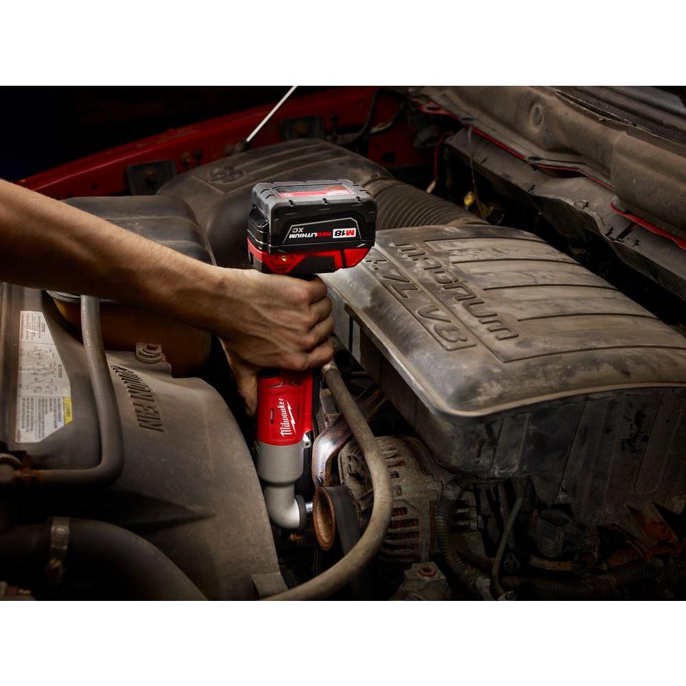 M18 18-Volt Lithium-Ion Cordless 3/8 in. 2-Speed Right Angle Impact Wrench (Tool-Only)