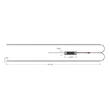 RKS 4 ft. 118-Watt Equivalent Integrated LED White Magnetic Strip Retrofit Kit 5000K (Case of 20) - Super Arbor