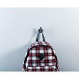 2-1/32 in. Matte Black Single Post Wall Hook