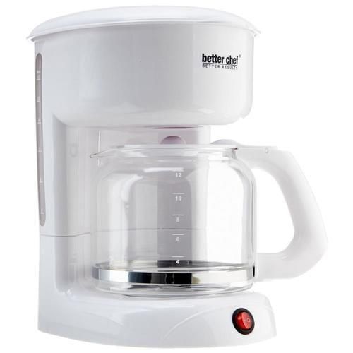 Better Chef 12-Cup White Residential Drip Coffee Maker