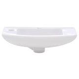 Whitehaus Collection Isabella Wall-Mounted Bathroom Sink in White
