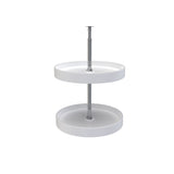 Rev-A-Shelf 2-Tier Plastic Full Circle Cabinet Lazy Susan, 18 in Diameter (Wall Cabinet)