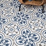 Encaustic Zenzibar 8 in. x 8 in. Matte Porcelain Floor and Wall Tile (5.16 sq. ft./Case)