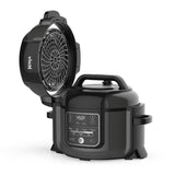 Foodi 6.5 Qt. Black Stainless Electric Pressure Cooker with Tender Crisp Technology