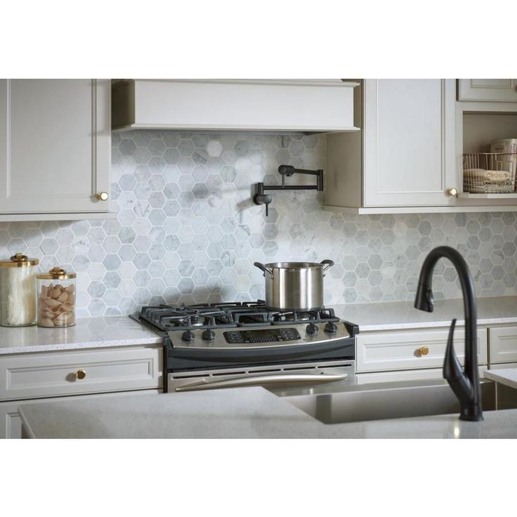 Delta Contemporary Matte Black 2-Handle Wall-Mount Pot Filler Handle Kitchen Faucet