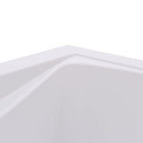 Green Tea 5 ft. x 42 in. Reversible Drain Soaking Bathtub in White - Super Arbor