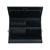 30 in. 0-Drawer Portable Tool Box in Black Powder Coated - Super Arbor