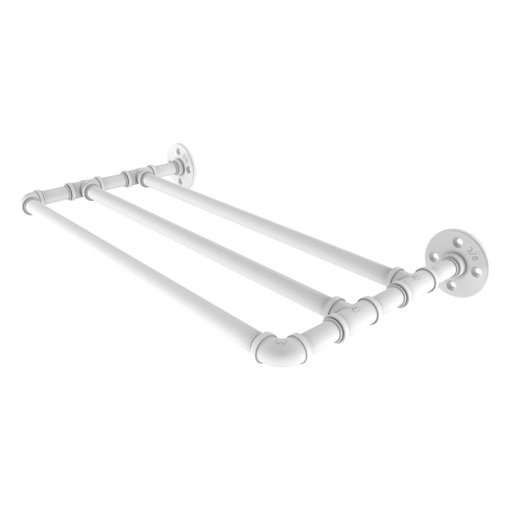 Allied Brass Pipeline Collection 18-in Wall Mounted Towel Shelf in Oil Rubbed Bronze