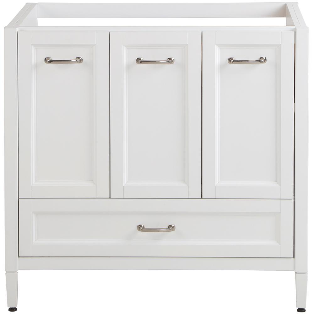 Claxby 48 in. W x 34 in H x 22 in. D Bath Vanity Cabinet Only in Cream - Super Arbor