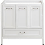 Claxby 48 in. W x 34 in H x 22 in. D Bath Vanity Cabinet Only in Cream - Super Arbor