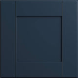 Washington 18 in. W x 24 in. D x 34.5 in. H Vessel Blue Plywood Shaker Assembled Base Kitchen Cabinet Right Cutlery Tray