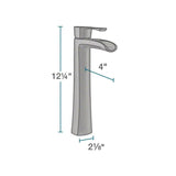 MR Direct Tri-Mount Bathroom Sink in Copper with 731 Faucet and Grid Drain in Antique Bronze