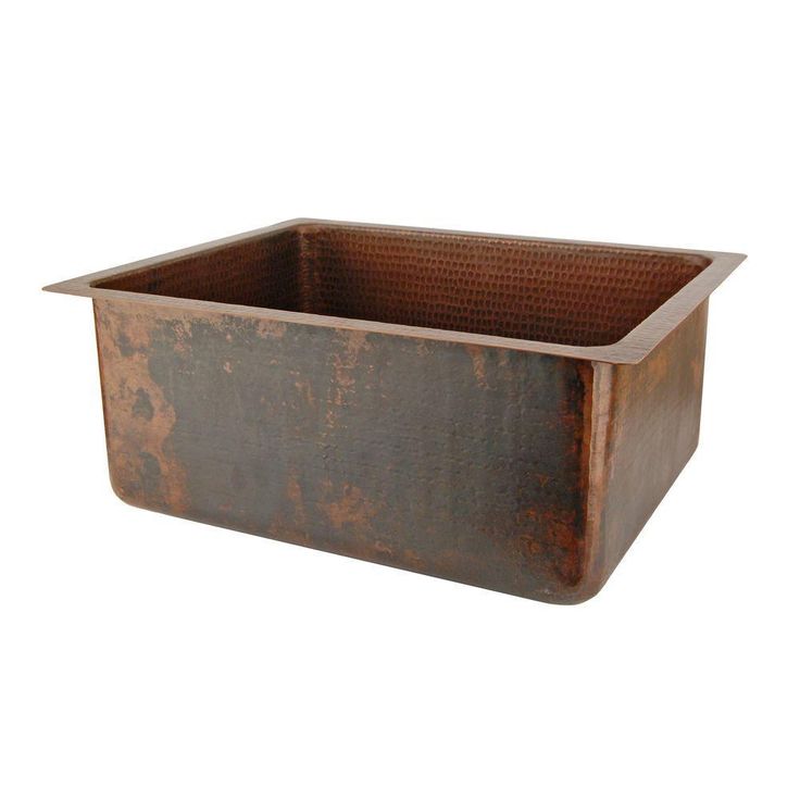 All-in-One Dual Mount Copper 20 in. Single Bowl Bar/Prep Sink with Faucet and Strainer Drain in Oil Rubbed Bronze