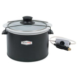 RoadPro 12-Volt 1.5 Qt. Slow Cooker Black - Super Arbor