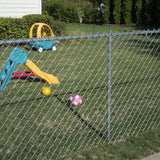 Everbilt 2-3/8 in. Dia x 5.5 ft. 16-Gauge Galvanized Steel Chain Link Fence Corner Fence Post
