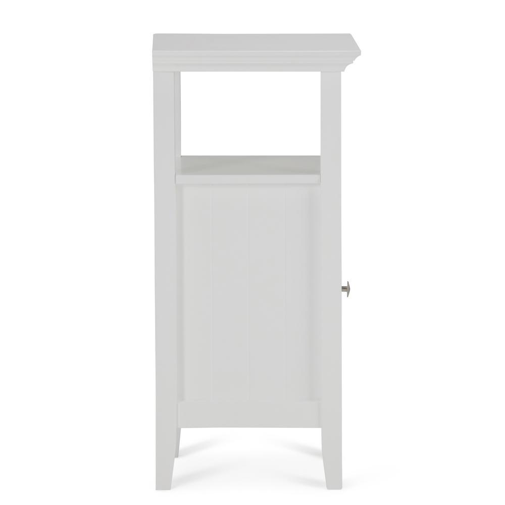 Acadian 15 in. W x 14 in. D x 30 in. H Floor Storage Bath Cabinet in White - Super Arbor