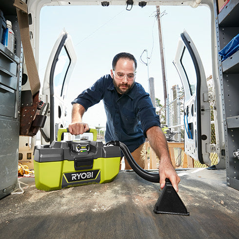 RYOBI 18V ONE+ 3 Gal. Project Wet/Dry Vacuum with Accessory Storage (Tool-Only)