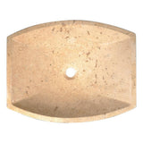 Moon Vessel Sink in Classic Cream Marble - Super Arbor
