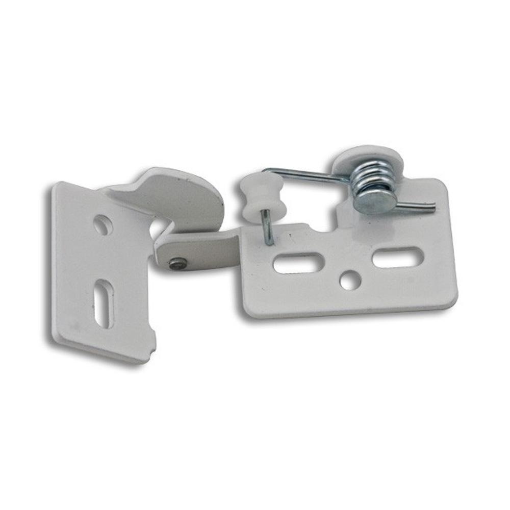 Chrome #6 x 1/2 in. Overlay Non-Wrap Self-Closing Hinge - Super Arbor