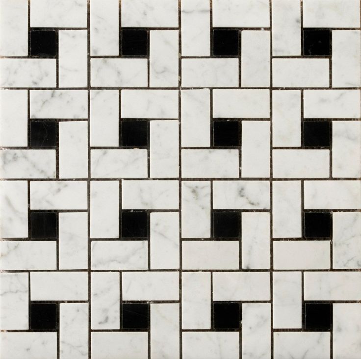 Emser BIANCO GIOIA Bianco Gioia Black Natural Stone Marble Border Tile (12-in x 12-in)