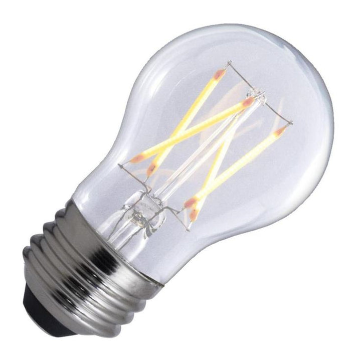 Bulbrite 40-Watt Equivalent A15 Clear Dimmable Edison LED Light Bulb Warm White (2-Pack)