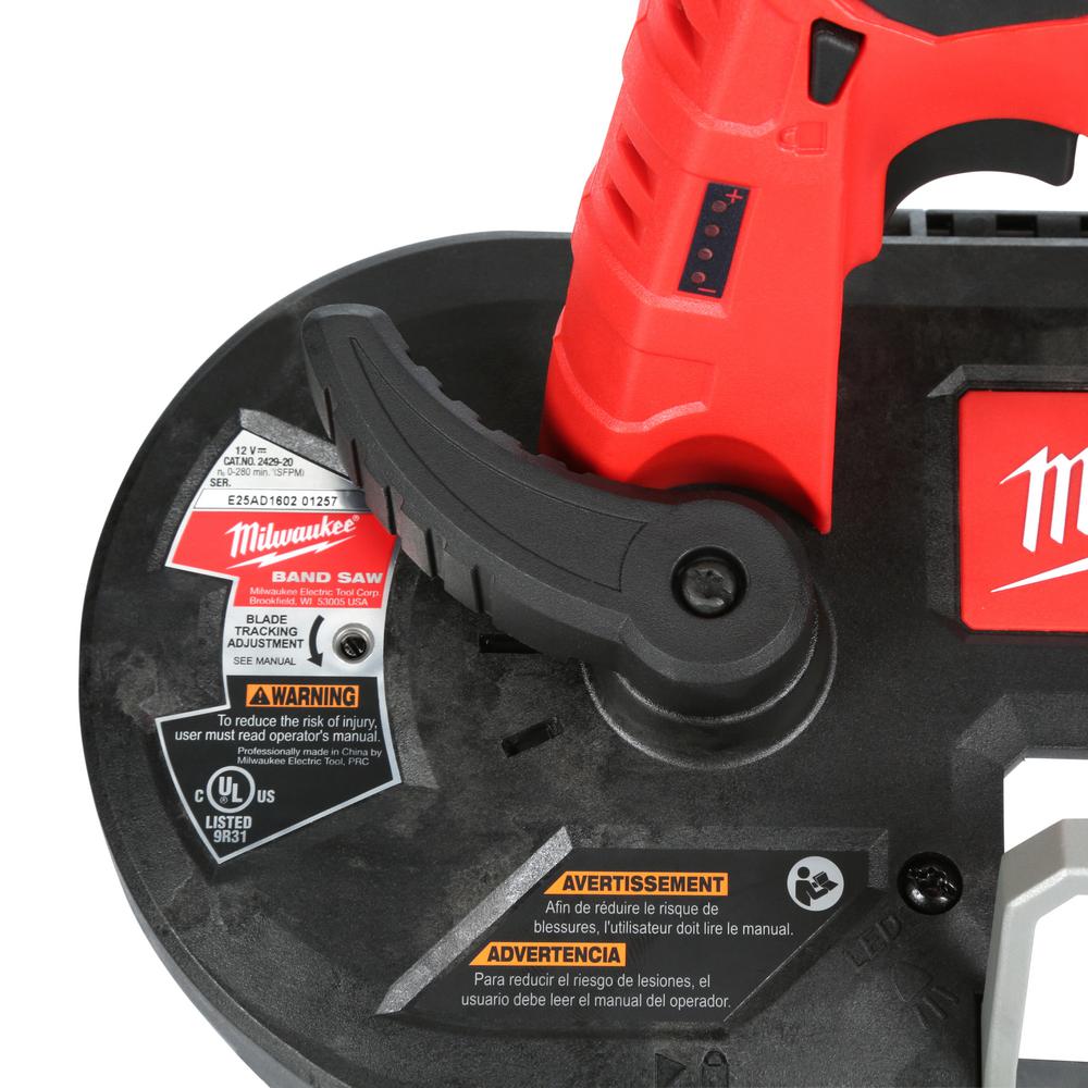 M12 12-Volt Lithium-Ion Cordless Sub-Compact Band Saw with 4.0 Ah M12 Battery