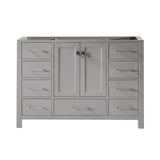 Caroline Avenue 60 in. W Bath Vanity Cabinet Only in Cashmere Gray - Super Arbor