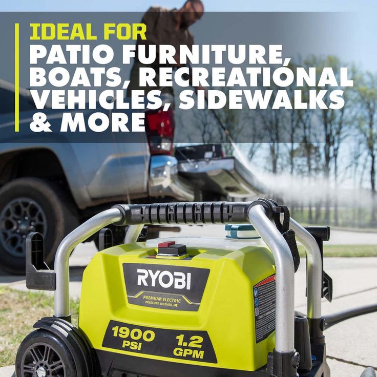 RYOBI 1900 PSI 1.2 GPM Cold Water Electric Pressure Washer
