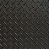 Diamond Deck 5 ft. x 7.5 ft. Black Textured PVC Motorcycle Mat