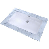 TOTO 21 in. Rectangular Undermount Bathroom Sink with CeFiONtect in Cotton White