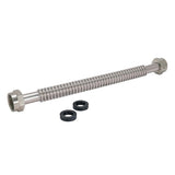 1 in. FIP x 1 in. FIP x 24 in. Corrugated Stainless Steel Water Heater Connector