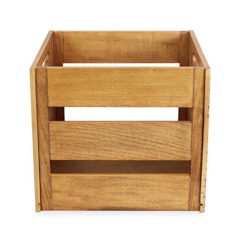 Wooden Record and Vinyl Crate - Super Arbor