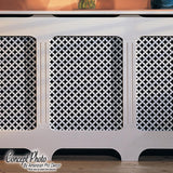 72 in. x 24 in. x 1/8 in. Unfinished Multi Square Decorative Perforated Paintable MDF Screening Panel Insert - Super Arbor