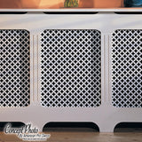 72 in. x 24 in. x 1/8 in. Unfinished Circle Decorative Perforated Paintable MDF Screening Panel Insert - Super Arbor