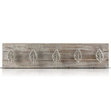 Leaves Wood/Metal Coat Rack Wall Hooks - Super Arbor