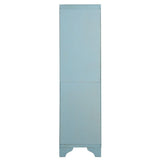 Hazelton 18 in. W x 15 in. D x 67-1/2 in. H Bathroom Linen Cabinet in Antique Green - Super Arbor
