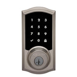 Premis Touchscreen Smart Lock Satin Nickel Single Cylinder Electronic Deadbolt Featuring SmartKey Security - Super Arbor