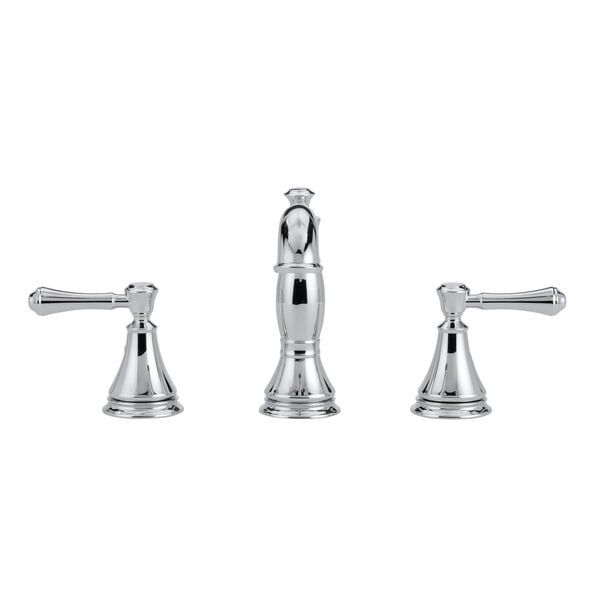 Delta Cassidy Chrome 2-handle Widespread WaterSense Bathroom Sink Faucet with Drain