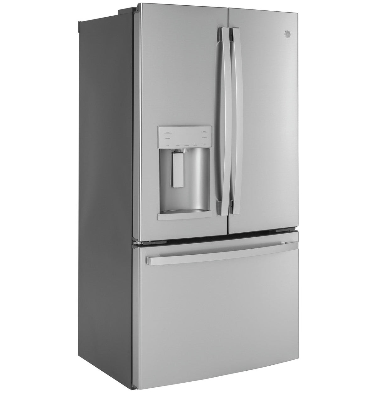 GE 22.1 cu. ft. Counter-Depth French Door Refrigerator, Fingerprint Resistant Stainless Steel, ENERGY STAR (GYE22GYNFS)