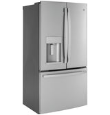 GE 22.1 cu. ft. Counter-Depth French Door Refrigerator, Fingerprint Resistant Stainless Steel, ENERGY STAR (GYE22GYNFS)