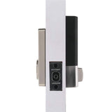 Defiant Square Satin Nickel Smart Wi-Fi Deadbolt Powered By Hubspace