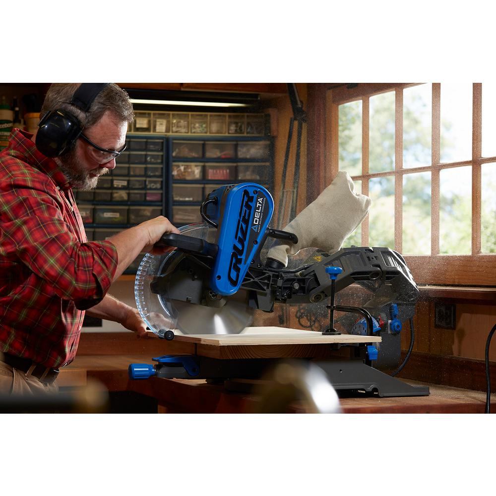 10 in. Dual Bevel Sliding Compound Cruzer Miter Saw - Super Arbor