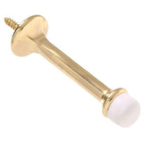 3 in. Brass Standard Rigid Door Stop (5-Pack)