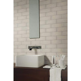 MSI Pebble 3 in. x 9 in. x 8mm Glossy Glass Gray Subway Tile (3.8 sq. ft. /case)