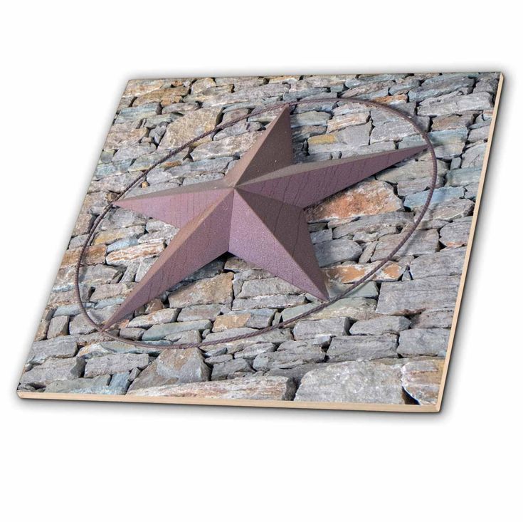 3dRose Texas star, Austin, Texas, Usa - Ceramic Tile, 12-inch