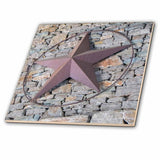 3dRose Texas star, Austin, Texas, Usa - Ceramic Tile, 12-inch