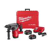 Milwaukee M18 FUEL 18-Volt Lithium-Ion Brushless 1 in. Cordless SDS-Plus Rotary Hammer Kit w/ (2) XC6.0 Batteries & Charger