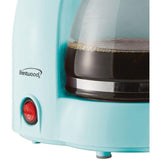 4-Cup Blue Coffee Maker