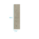Style Selections (Sample) Ashen Oak Waterproof Wood Look Interlocking Luxury Vinyl Plank